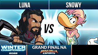 Luna vs Snowy  Grand Final  Winter Championship 2022  NA 1v1 [upl. by Anirac736]