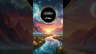 Surah AlAdiyat is the 100th chapter of the Quran allah quran love recitation viralvideo [upl. by Most642]