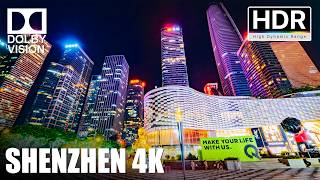 China Never Shown in Western Media  Walking in Shenzhen at Night｜4K HDR [upl. by Eninahs]