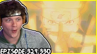 NARUTOS NINE TAIL TRANSFORMATION Naruto Shippuden REACTION Episode 329 330 [upl. by Ahsimal]