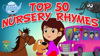 Top 50 Hit Songs  Collection Of Animated Nursery Rhymes For Kids [upl. by Shanna249]