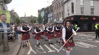 Cappagh Pipe Band  Omagh Somme Parade 2024 2 [upl. by Rezeile]