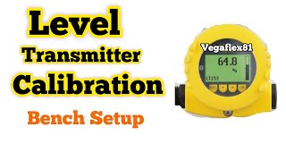 Level transmitter calibration  level transmitter configuration vegaflex  Part 4 [upl. by Ydna419]