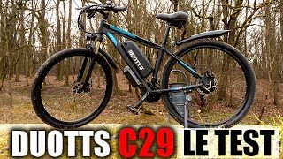 DUOTTS C29 LE TEST DU VÉLO ÉLECTRIQUE QUI TURBINE  TEST 2024 [upl. by Koressa]