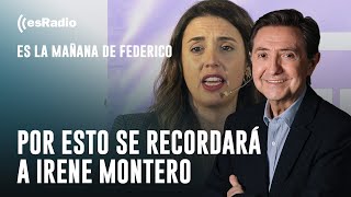 Jiménez Losantos quotLo único que se recordará de Irene Montero es por su leyquot [upl. by Lerrad]