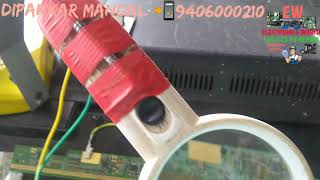 32 inch LED TV double image fault  how to repair LED TV panel double image fault [upl. by Mctyre]