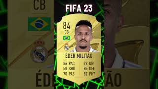 Eder MILITAO Best And Worst Card Every FIFA 🇧🇷 FIFA 19  FIFA 23 [upl. by Whitson]