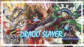 DRACO SLAYER COMBO RANKED GAMEPLAY YuGiOh Master Duel masterduel dracoslayer [upl. by Lanevuj]