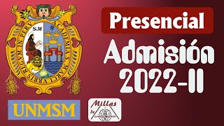 UNMSM 2022II Convocatoria al EXAMEN de Admisión [upl. by Mozza]