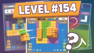 Block Puzzle Game 🧩 Level 154 [upl. by Grounds716]