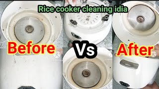 🌹 Ami jevabe rice cooker clean kore  Rice cooker cleaning idia [upl. by Alodie]