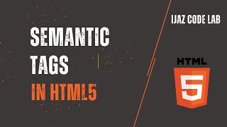 Class 3  HTML 5 Semantic Tags  UrduHindi [upl. by Ylrebnik]