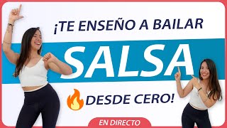 Cómo bailar SALSA  CLASE BÁSICA 🔥 [upl. by Zulema]