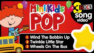 Wind The Bobbin  Twinkle Twinkle Little Star  The Wheels On The Bus  ROCK Kids Nursery Rhymes [upl. by Acirehs]