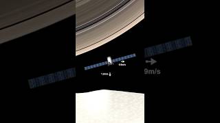 Landing Probe on Saturn’s Enceladus Moon in SFS 🪐 shorts spaceflightsimulator [upl. by Belldame]