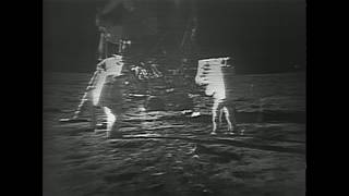 Apollo 11 Moonwalk 20 July 1969  restored footage [upl. by Adiarf]