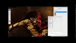 How to Paint Digitally Frazetta Master Study [upl. by Jaenicke]