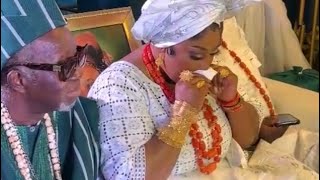 OMO BORTY IN TEARS AT HER TRADITIONAL INTRODUCTION IN LAGOS [upl. by Eceerehs181]