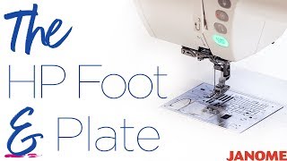 When amp How To Use The HP Foot amp Plate [upl. by Urbai]