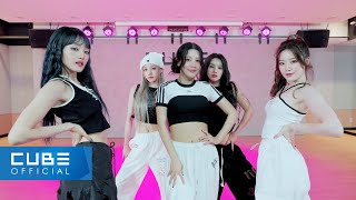 여자아이들GIDLE  퀸카 Queencard Choreography Practice Video [upl. by Nylsaj515]