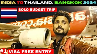 INDIA to THAILAND Bangkok 🇹🇭 in Air Asia  Thailand VISA Free For India 2023  Javed Akhtar Vlogs [upl. by Htebi]