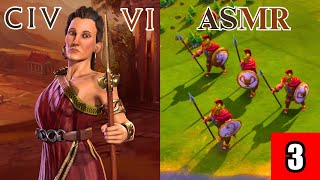 ASMR GAMING  Relaxing Civilization 6 Gameplay To Help You SLEEP Gorgo Part 3 💤💤💤 [upl. by Rakel]