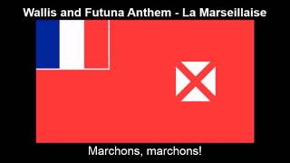 French Territorial Anthem of Wallis and Futuna La Marseillaise in Nightcore Style With Lyrics [upl. by Zurn]