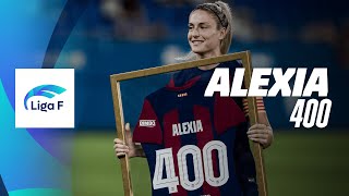 Alexia Putellas Gets Honoured After Reaching 400 Barcelona Appearances [upl. by Harmonie]