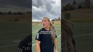 That one teammate who only comes to practice to talk soccer soccergirl [upl. by Meriel]