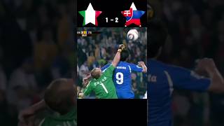 Slovakia 🆚 Italy worldcup 2010 match highlights shorts [upl. by Anuayek]