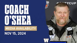 Coach OShea  November 15 [upl. by Modestine]