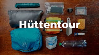 Universal PACKLISTE  Hüttentour  Ultraleicht Hüttenwandern [upl. by Maximilian]