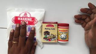 Washing Soda Vs Baking Soda Vs Baking Powder  Tamil [upl. by Eneiluj450]