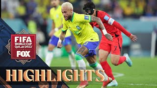 Brazil vs South Korea Highlights  2022 FIFA World Cup  Round of 16 [upl. by Zuckerman]