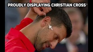 Novak Djokovic Proudly Displays Christian Cross at Paris Olympics fighting back against the mockers [upl. by Tam]