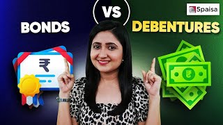 Difference between Bonds amp Debentures  What is Bonds and Debentures in Hindi [upl. by Abih]