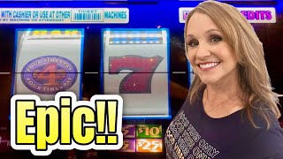 Massive Slot Machine Jackpot in Las Vegas 2024  Upped My Bet at the Right Time [upl. by Eisak]