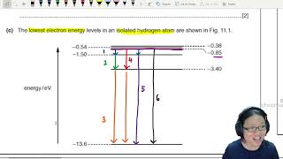 223a Ex2 ON18 P42 Q11 Excitation Work Function  A2 Quantum Physics  Cambridge A Level Physics [upl. by Olgnaed]