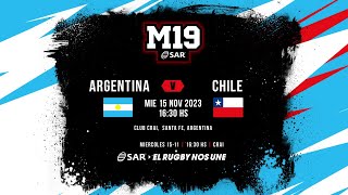 SARM19  Fecha 2  Argentina vs Chile [upl. by Eahsan116]