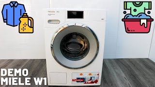 Miele W1 Washing Machine 2021 Demo [upl. by Nylodnarb]