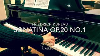 ABRSM Grade 6 A3 Kuhlau Sonatina Op20 No1 C major I Allegro LCM Grade 5 [upl. by Sharity]