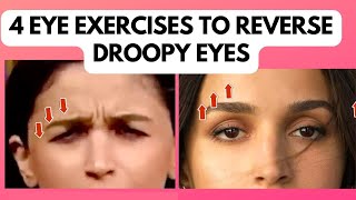 4 Anti Aging Eye Exercises That Can Reverse Alia Bhatts DROOPY EYELIDS [upl. by Ilenay932]