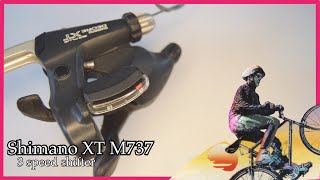 Pt1 Shimano XT ST M737 3 Speed shifter Full Rebuild both shifters [upl. by Treulich]