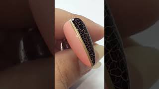 crackle nail art nailarttutorial [upl. by Proulx]