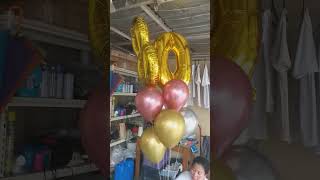 Number 80 together with Chrime Helium Balloons ideliver sa may Novaliches QC helium balloons [upl. by Elleinaj327]