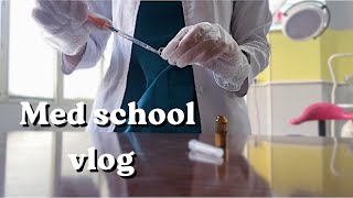 MED SCHOOL VLOG dermatology resident study for exam [upl. by Etram]