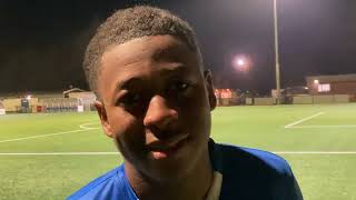 Post Match Interview  Deondre Date  Tonbridge Angels 6 Beckenham Town 1 [upl. by Auqinu]