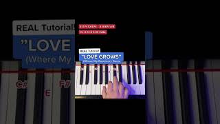 How to play „LOVE GROWS Where My Rosemary Goes“  Easy Piano Tutorial pianotutorial learnpiano [upl. by Ahcsrop21]