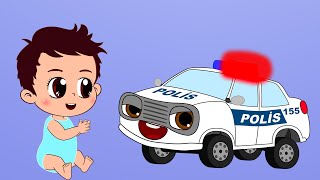 3 Şarkı Bir Arada🚔🏚️🪥Eğitici ve Eğlenceli Bebek ve Çocuk Şarkıları🎵Çizgi Film👶Aliş ile Zeliş🎈 [upl. by Nurse714]