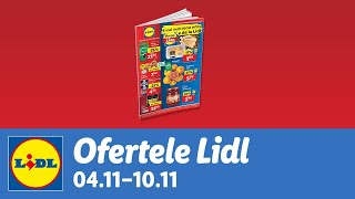 Ofertele saptamanii la Lidl • 4  10 Noiembrie 2024 [upl. by Odnavres532]